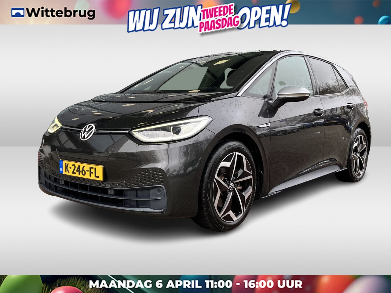 Volkswagen ID.3 - First Plus 58 kWh / Afneembare trekhaak / Navigatie / Parkeer sensoren / 19'' LMV - AutoWereld.nl