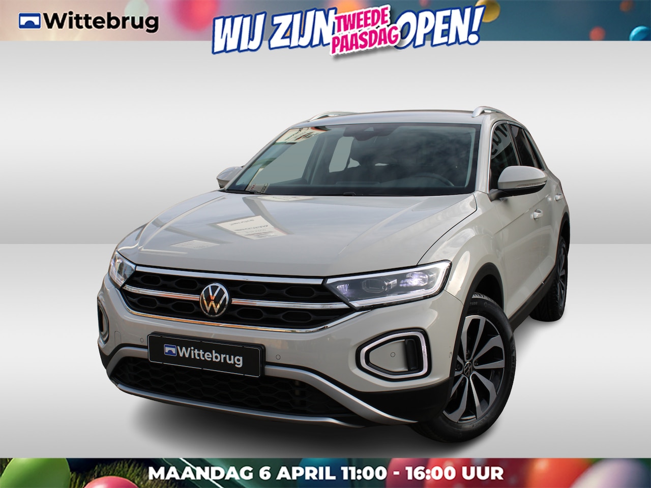 Volkswagen T-Roc - 1.5 TSI 150pk Style DSG Automaat / Navigatie / LM 17 inch / LED Plus / Dig dashboard / Par - AutoWereld.nl