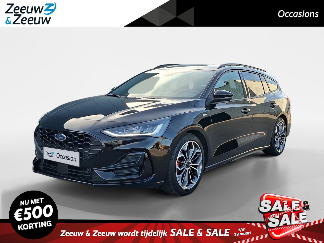 Ford Focus Wagon - 1.0 EcoBoost Hybrid ST Line X 125pk | Stoel- stuur en voorruitverwarming | 18inch lichtmet - AutoWereld.nl