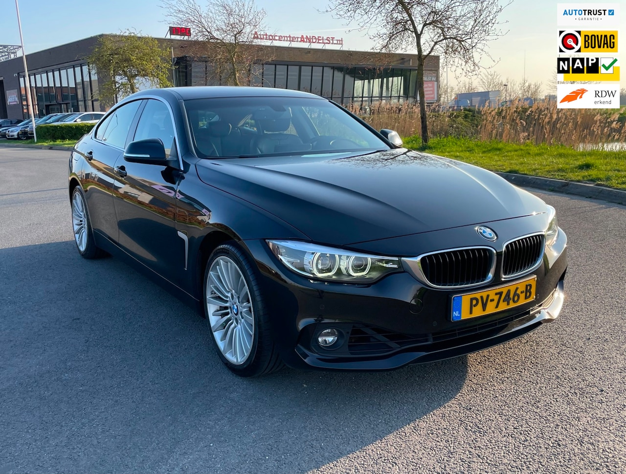 BMW 4-serie Gran Coupé - 418i High Executive 418i High Executive, Aut, 5drs, Leder, Cruise, Pdc, Stoelverw, 2e eig afk, Geen import, Na - AutoWereld.nl