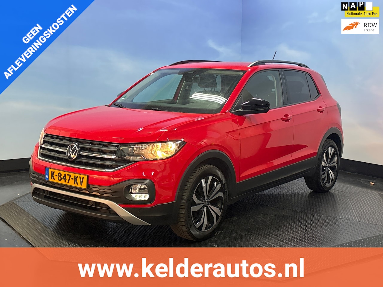 Volkswagen T-Cross - 1.0 TSI Life Business 1.0 TSI Life Business, Trekhaak, Carplay, ECC, Navi - AutoWereld.nl