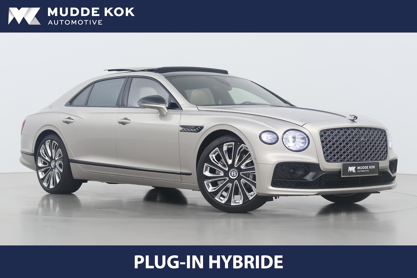 Bentley Flying Spur - 2.9 V6 Hybrid Mulliner | Naim Audio | Rear Seat Entertaiment | Massage | Mulliner Blacklin - AutoWereld.nl