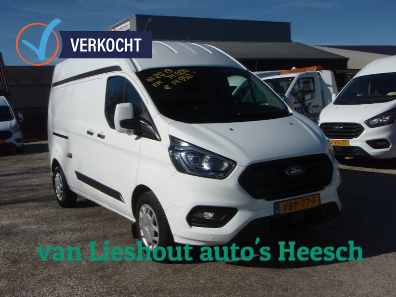 Ford Transit Custom - L2H2 Trend zeer nette auto 74984 km 2019 - AutoWereld.nl