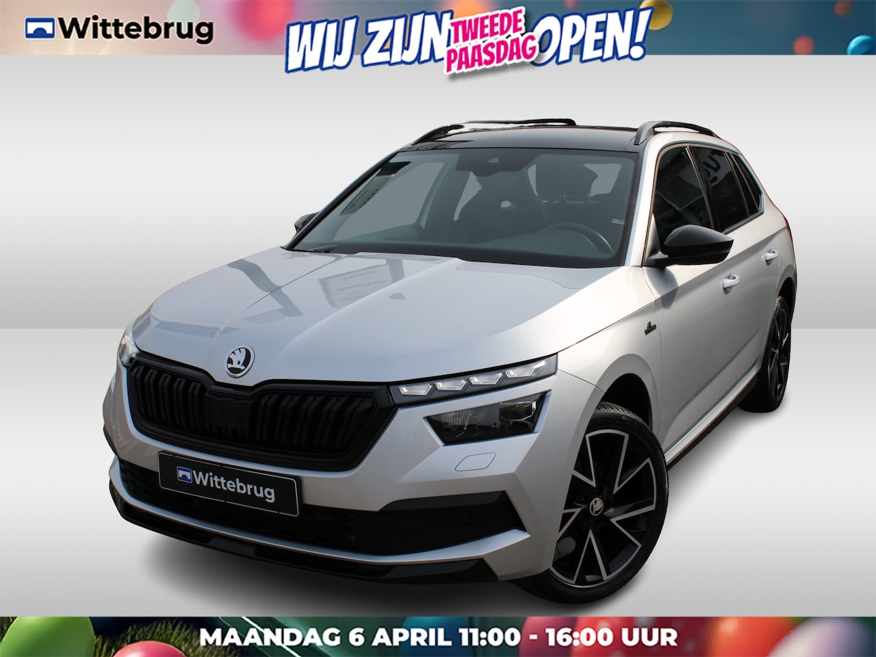 Skoda Kamiq - 1.5 TSI ACT 150pk Monte Carlo DSG Automaat / Panorama dak / Navigatie by APP / LM 18 inch - AutoWereld.nl