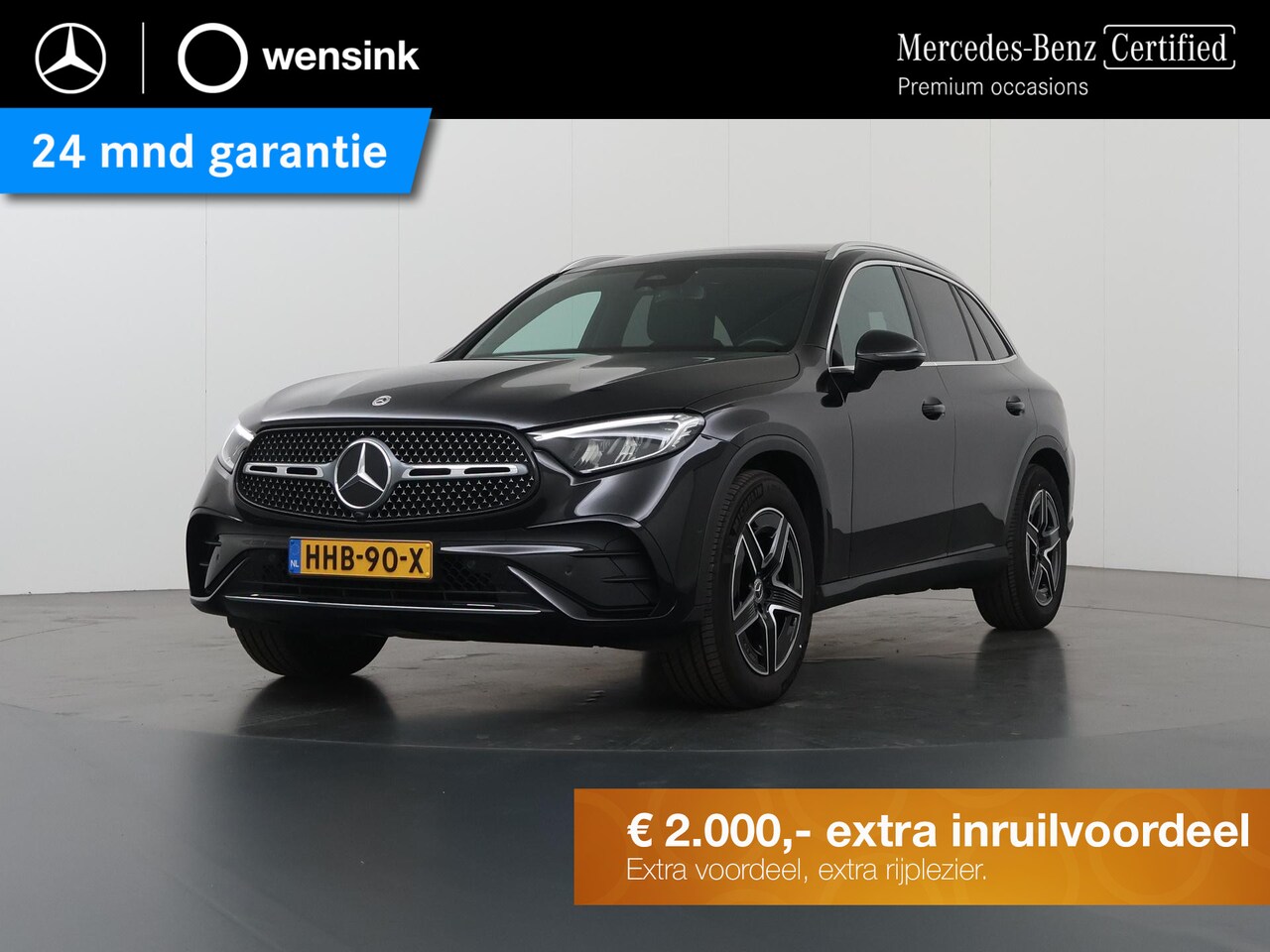 Mercedes-Benz GLC-klasse - 200 4MATIC AMG Line | Panoramadak | Memory | Trekhaak | Sfeerverlichting | Winter pakket | - AutoWereld.nl