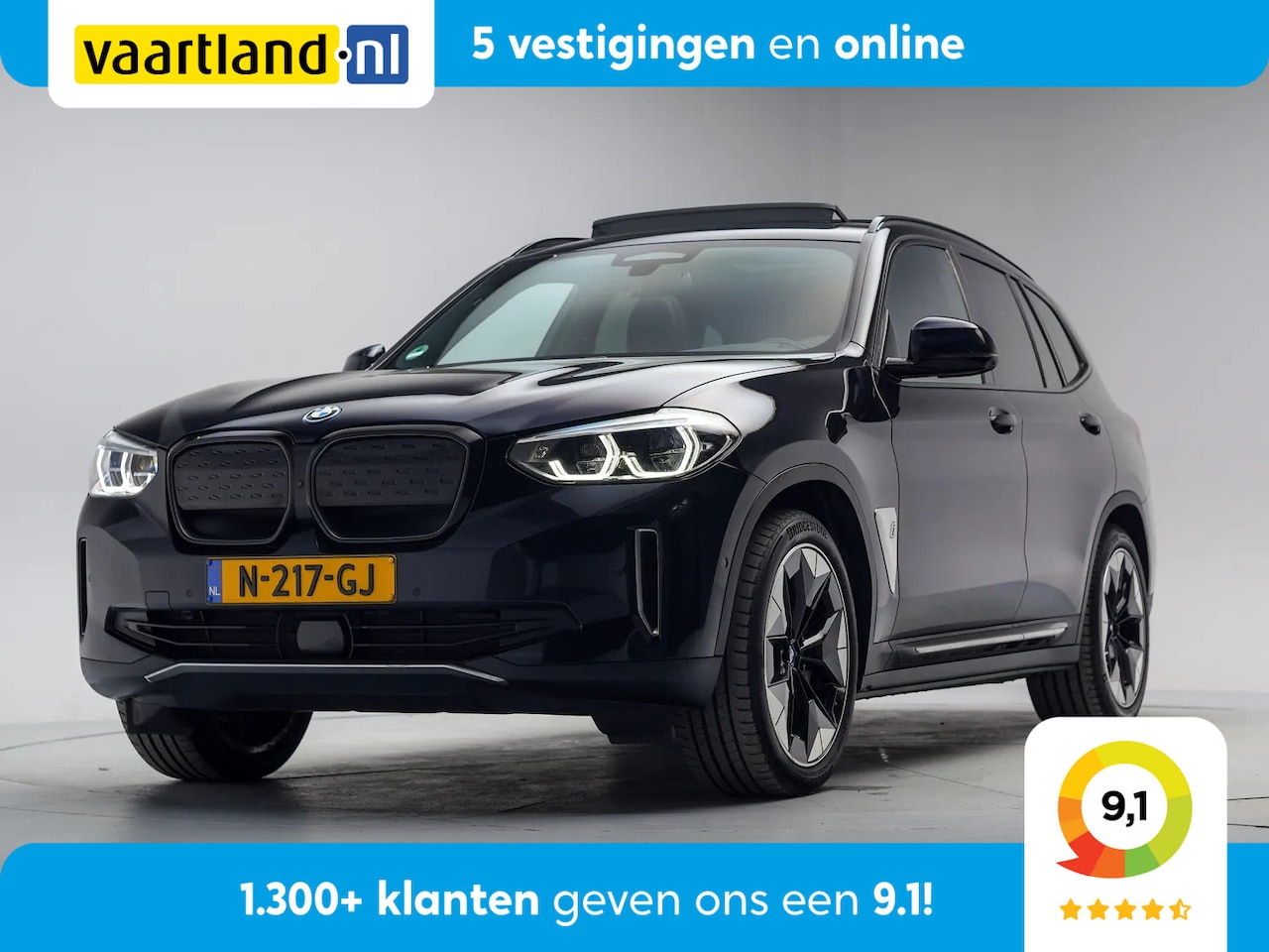 BMW iX3 - High Executive 80 kWh 3-fase [ Panorama Harman/Kardon Adapt.cruise Leder ] - AutoWereld.nl