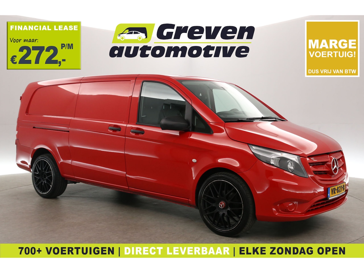 Mercedes-Benz Vito - CDI Extra Lang 140 PK | MARGE | Airco | 3 Zits | Leder | 20" LMV | Elektrische ramen - AutoWereld.nl