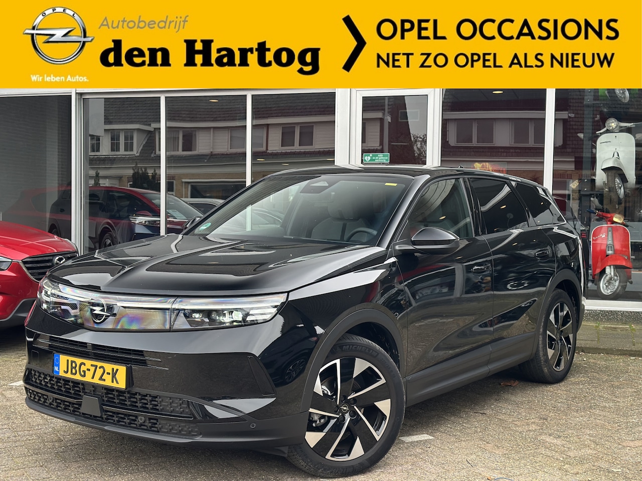 Opel Grandland - 1.2 Turbo Hybrid GS 145PK Navi/LED Matrix/AGR/Trekhaak - AutoWereld.nl