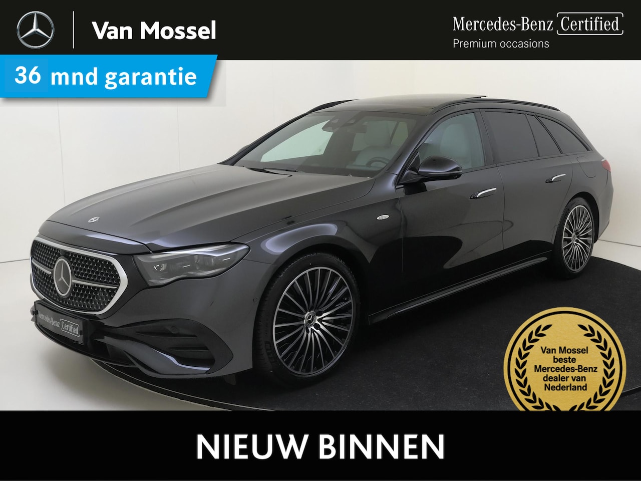 Mercedes-Benz E-klasse Estate - 300 e AMG Line Panoramadak / Superscreen / Burmester / Memory Seats / 360 camera / Elektr. - AutoWereld.nl