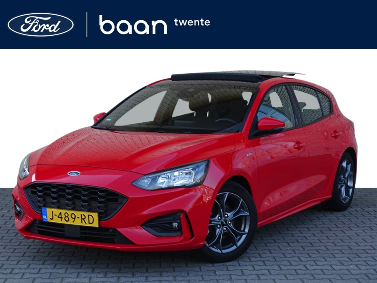 Ford Focus - 1.0 Turbo 125pk ST Line Business | Panorama dak | Winterpack | Cruise. | Airco | - AutoWereld.nl