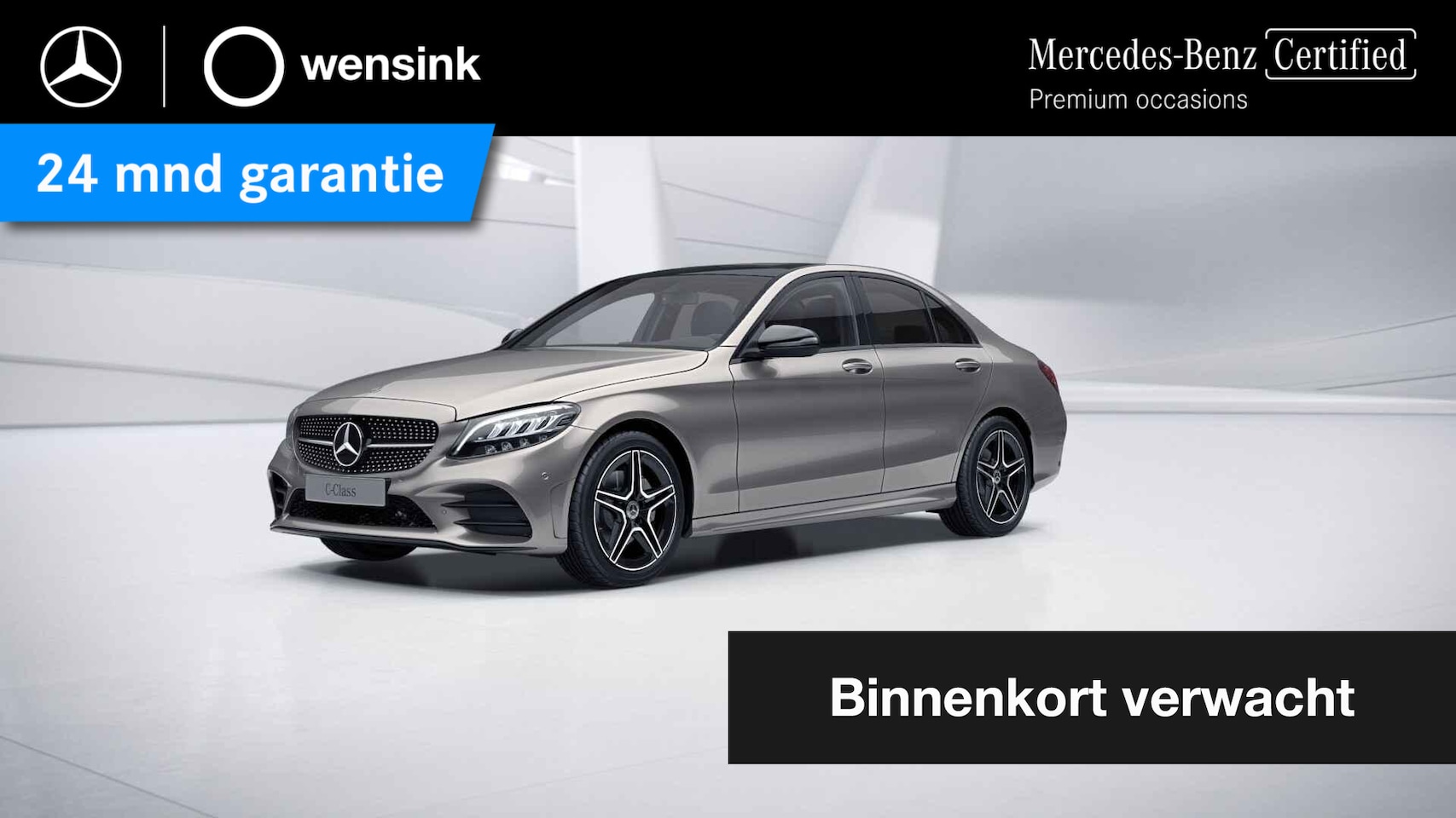 Mercedes-Benz C-klasse - 180 Business Solution AMG | Panoramadak | Night pakket | Dodehoekassistent | Digitaal inst - AutoWereld.nl