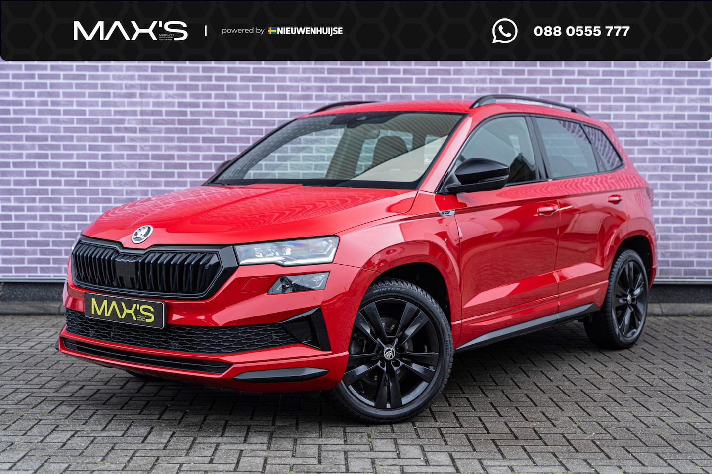 Skoda Karoq - 1.5 TSI 150pk DSG Sportline Business | Adaptive Cruise Control |  LED Matrix koplampen | T - AutoWereld.nl