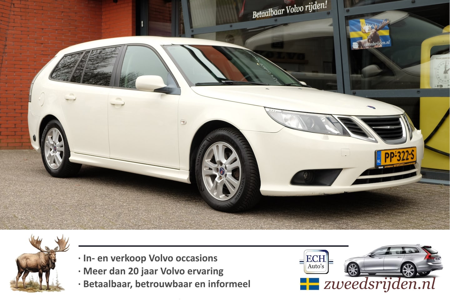 Saab 9-3 Sport Estate - 1.8 LPG-G3 Schuifdak, Leer - AutoWereld.nl
