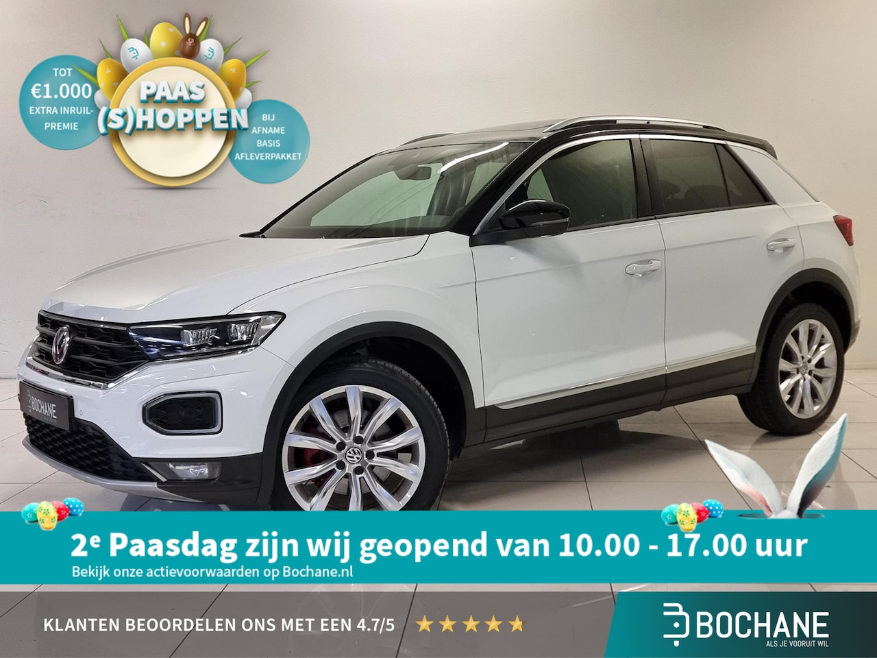 Volkswagen T-Roc - 1.5 TSI Sport | Open dak | Navigatie | Achteruitrijcamera | - AutoWereld.nl