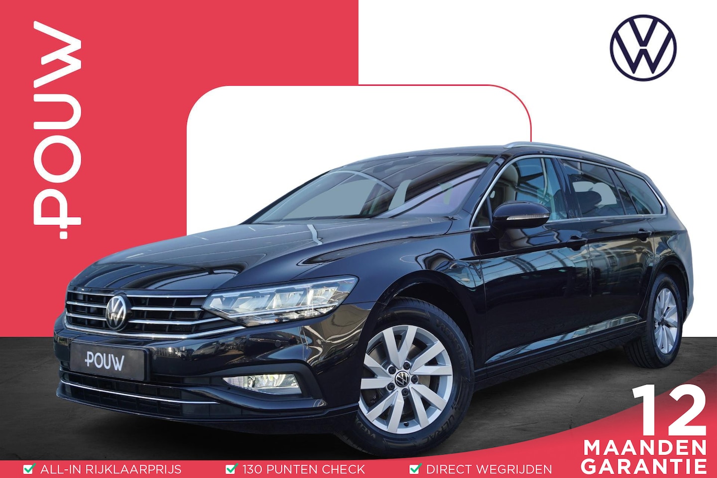 Volkswagen Passat Variant - 1.5 TSI 150pk DSG Business | Keyless | Elektrische Achterklep | Achteruitrijcamera - AutoWereld.nl