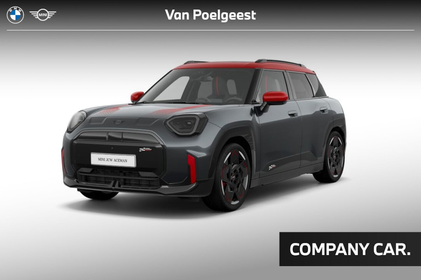 MINI Aceman - E JCW John Cooper Works XL 54.2 kWh | 19 inch JCW Strive Spoke 2-tone met sportbanden - AutoWereld.nl
