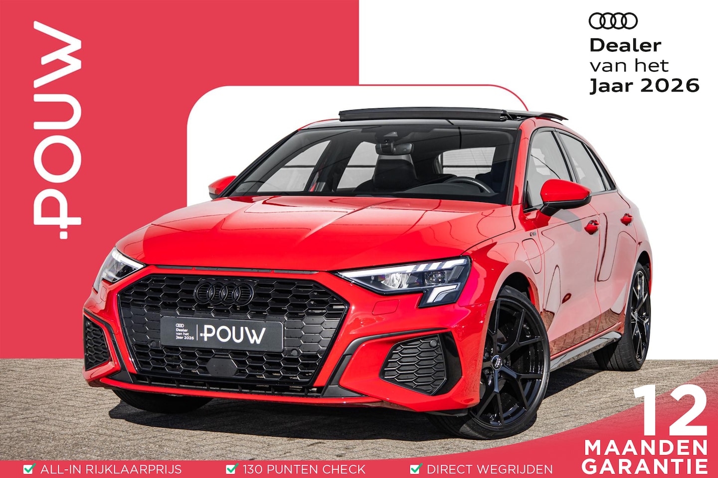 Audi A3 Sportback - 40 TFSIe 204pk PHEV Edition | 19" LMV | Panoramadak | Apple Carplay/ Andoid Auto | Ambianc - AutoWereld.nl