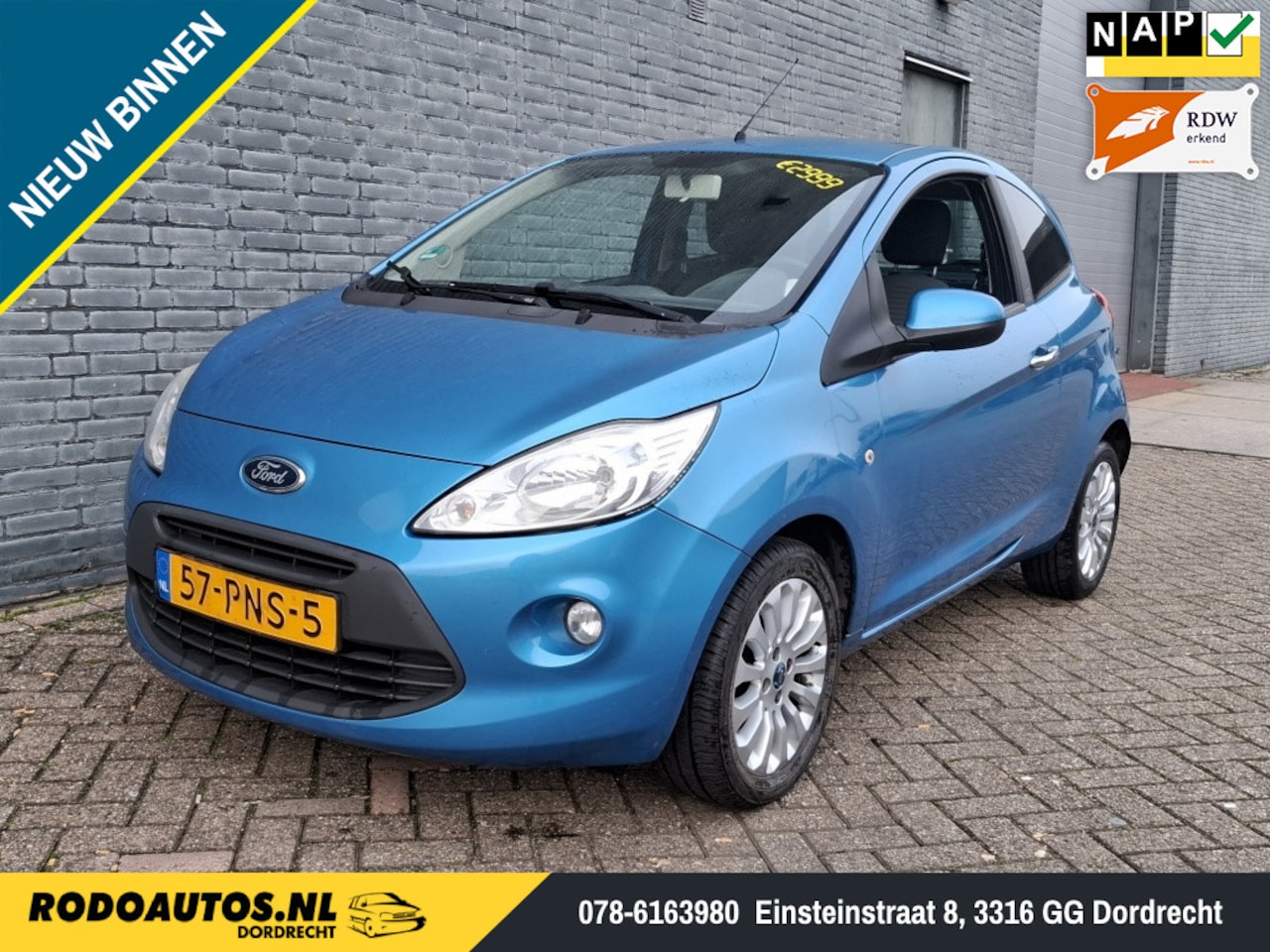 Ford Ka - 1.2 Titanium X s/s Airco 138dkm ✅ Nw APK - AutoWereld.nl