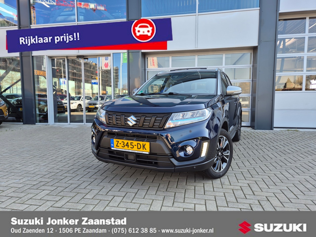 Suzuki Vitara - 1.5 Hybrid Style Rhino Edition Aut. Panodak/Trekhaak/Allseason - AutoWereld.nl