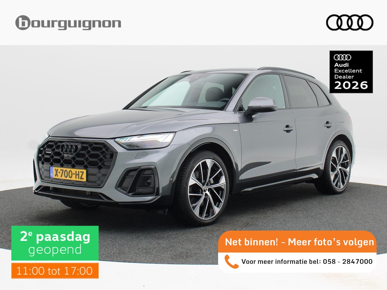 Audi Q5 - 50 TFSi e 299 Pk S-Line Competition | 360° Camera | Stoelverwarming | Head Up | Bang & Olu - AutoWereld.nl