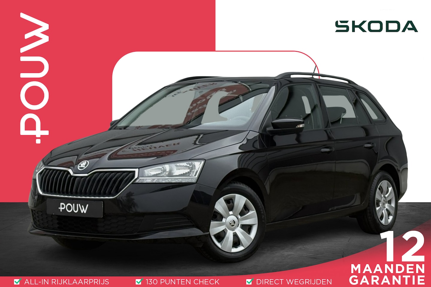 Skoda Fabia Combi - 1.0 TSI 95pk Active | Airco | Cruise Control | Bluetooth - AutoWereld.nl