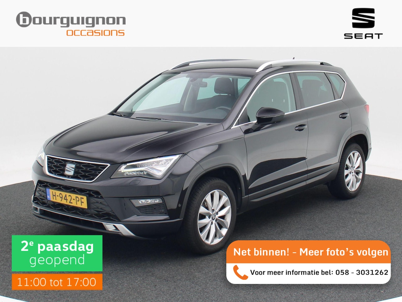 SEAT Ateca - 1.5 TSi 150 Pk Automaat Style Business | Full LED | Stoelverwarming | Camera | Navigatie | - AutoWereld.nl