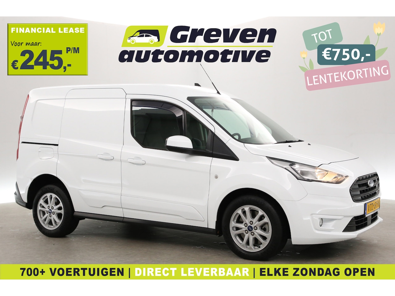 Ford Transit Connect - 1.5 EcoBlue 100PK Limited | Clima | Camera | Cruise | Carplay | 3 Zits | Trekhaak | Navi | - AutoWereld.nl