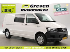 Volkswagen Transporter - 2.0 TDI L2H1 | 150PK | Aut. | Airco | Cruise | 3 Zits | Trekhaak | Parkeersens. | Stoelver