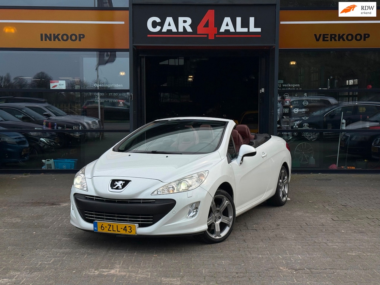 Peugeot 308 CC - 1.6 THP Feline NAVI/LEDER/CRUISE/PARELMOERWIT/NAP/AUTOMAAT. - AutoWereld.nl