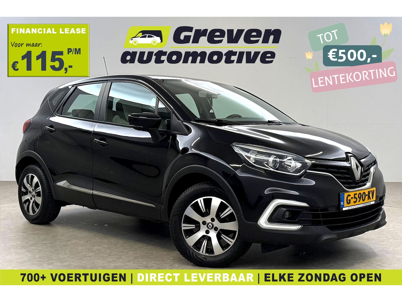 Renault Captur - 0.9 TCe Limited | Clima | Cruise | LED | Keyless | Parkeersens. - AutoWereld.nl