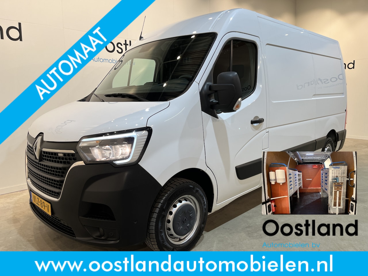 Renault Master - 2.3 dCi 150 L2H2 150 PK Automaat / Euro 6 / Servicebus / Sortimo inrichting / 220V. / Airc - AutoWereld.nl