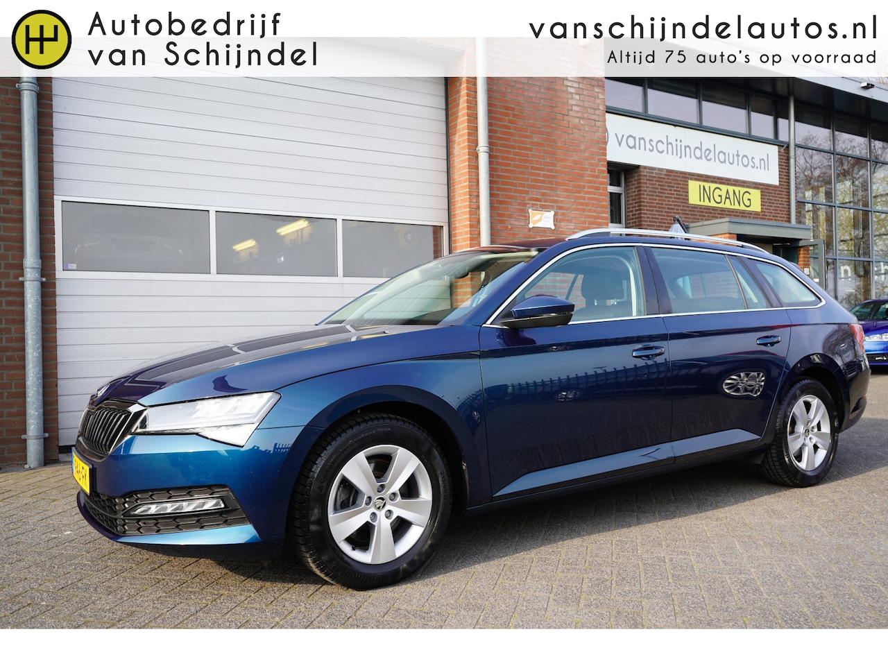 Skoda Superb Combi - 1.5 TSI ACT 150PK BUSINESS EDITION ORIGINEEL NL DEALER ONDERHOUDEN NAVIGATIE ANDROID-APPLE - AutoWereld.nl