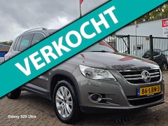 Volkswagen Tiguan - 2.0 TSI Sport&Style 4Motion 200pk Dealer onderhouden leerbekeleding stoelverwarming achter
