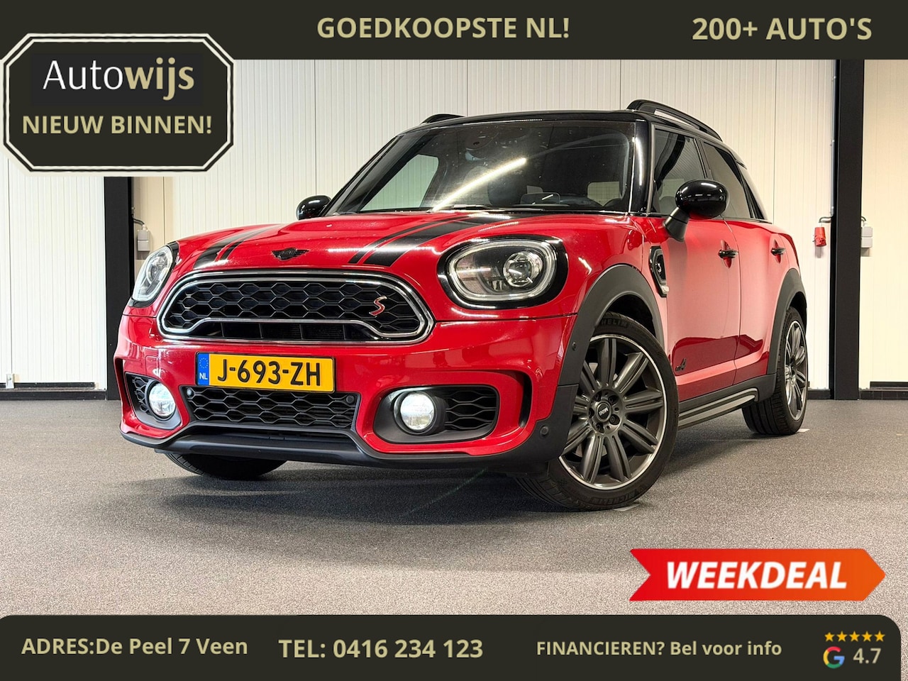 MINI Countryman - Mini 2.0 Cooper S ALL4 Chili|PANO|H&K|CAMERA|DAB+|AUT - AutoWereld.nl