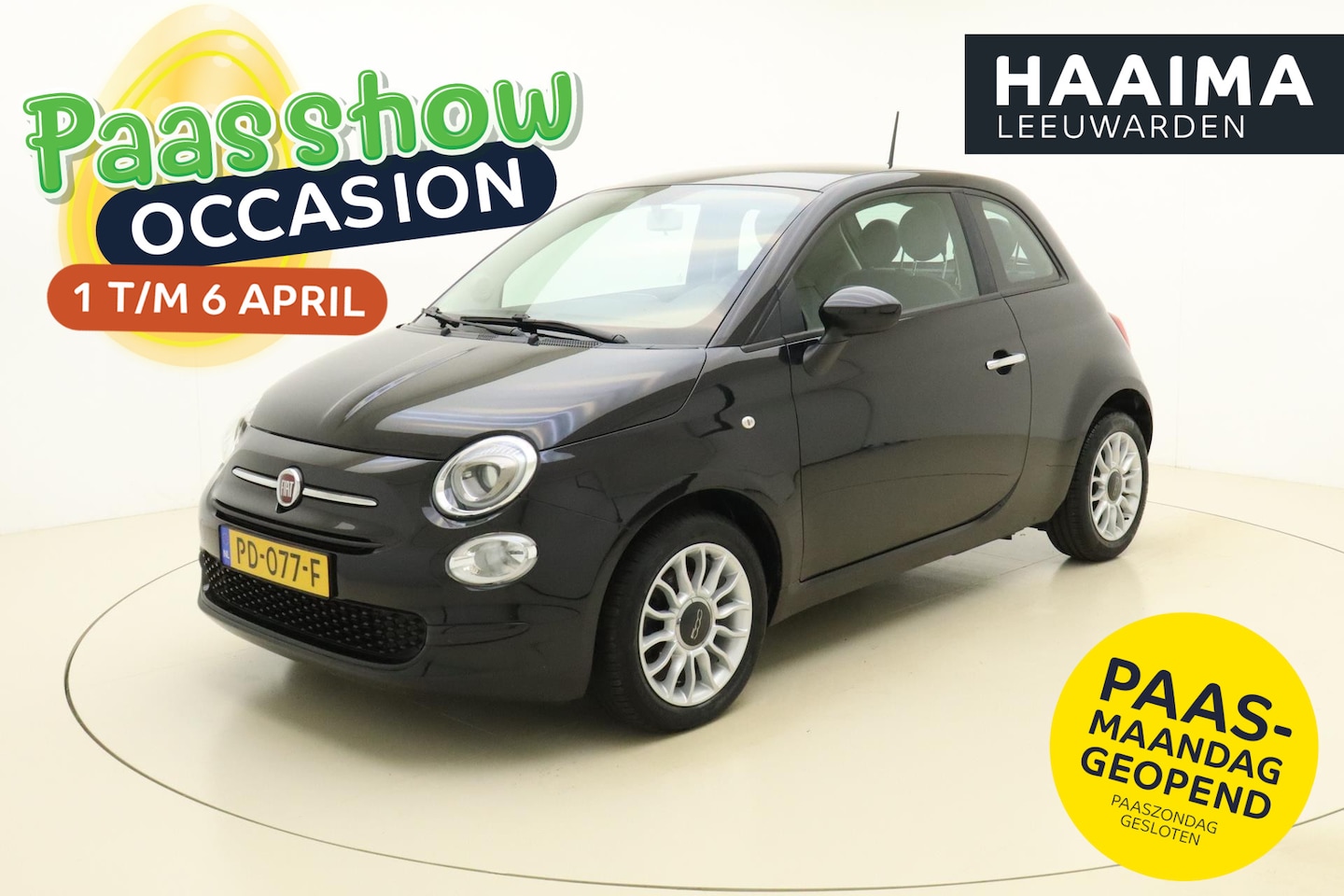 Fiat 500 - 0.9 TwinAir Turbo Popstar | Airco | Lichtmetalen velgen | Weinig kilometers | Elektrische - AutoWereld.nl