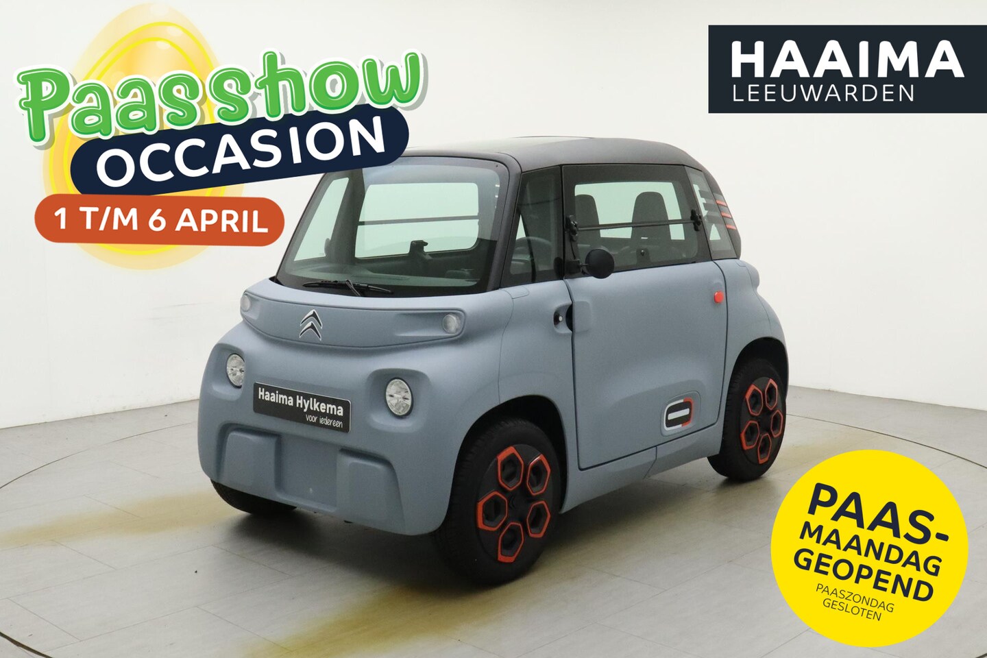 Citroën Ami - AMI Orange | VERGELIJKBAAR OPEL ROCKS | Rijden vanaf 16 jaar | 100% Elektrisch | 75 KM Rij - AutoWereld.nl