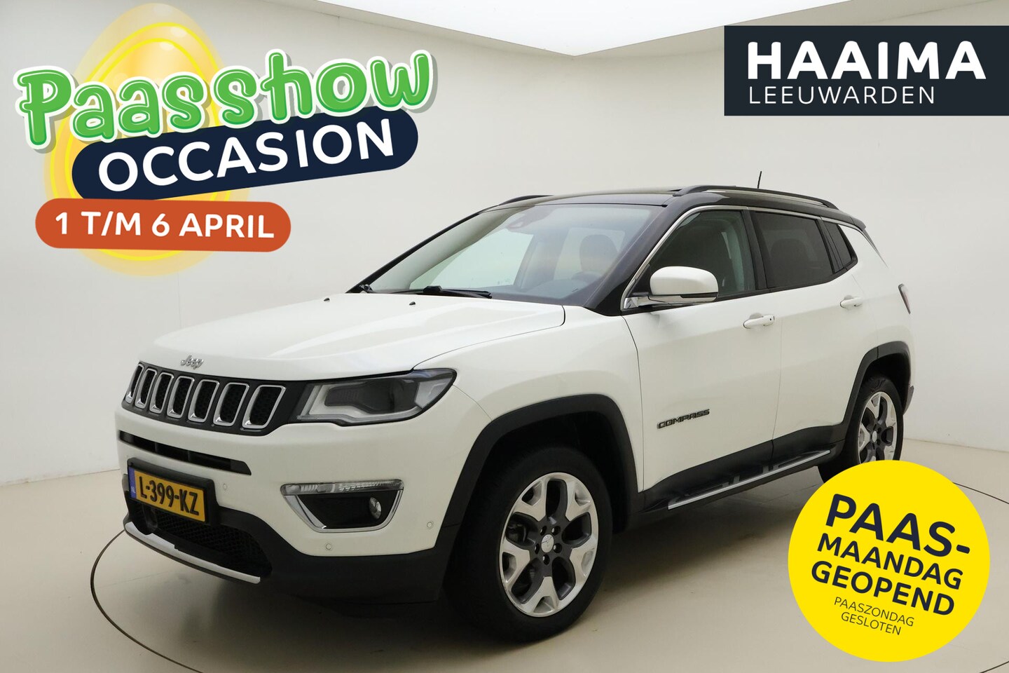 Jeep Compass - 1.4 MultiAir Limited 4x4 Apple Carplay/Android Auto | Voorstoelen verwarmd | Climate contr - AutoWereld.nl