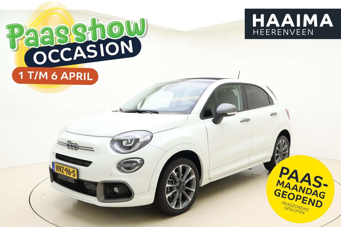 Fiat 500 X - 1.5 Hybrid Sport Cabrio | Navigatie | Apple Carplay/Android Auto | Cabrio | Climate & Crui - AutoWereld.nl