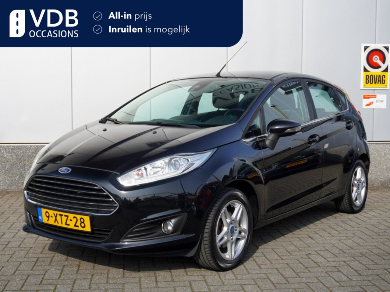 Ford Fiesta - 1.0 EcoB. Titanium 100PK | D.riem vervangen | Clima | Park. sens - AutoWereld.nl