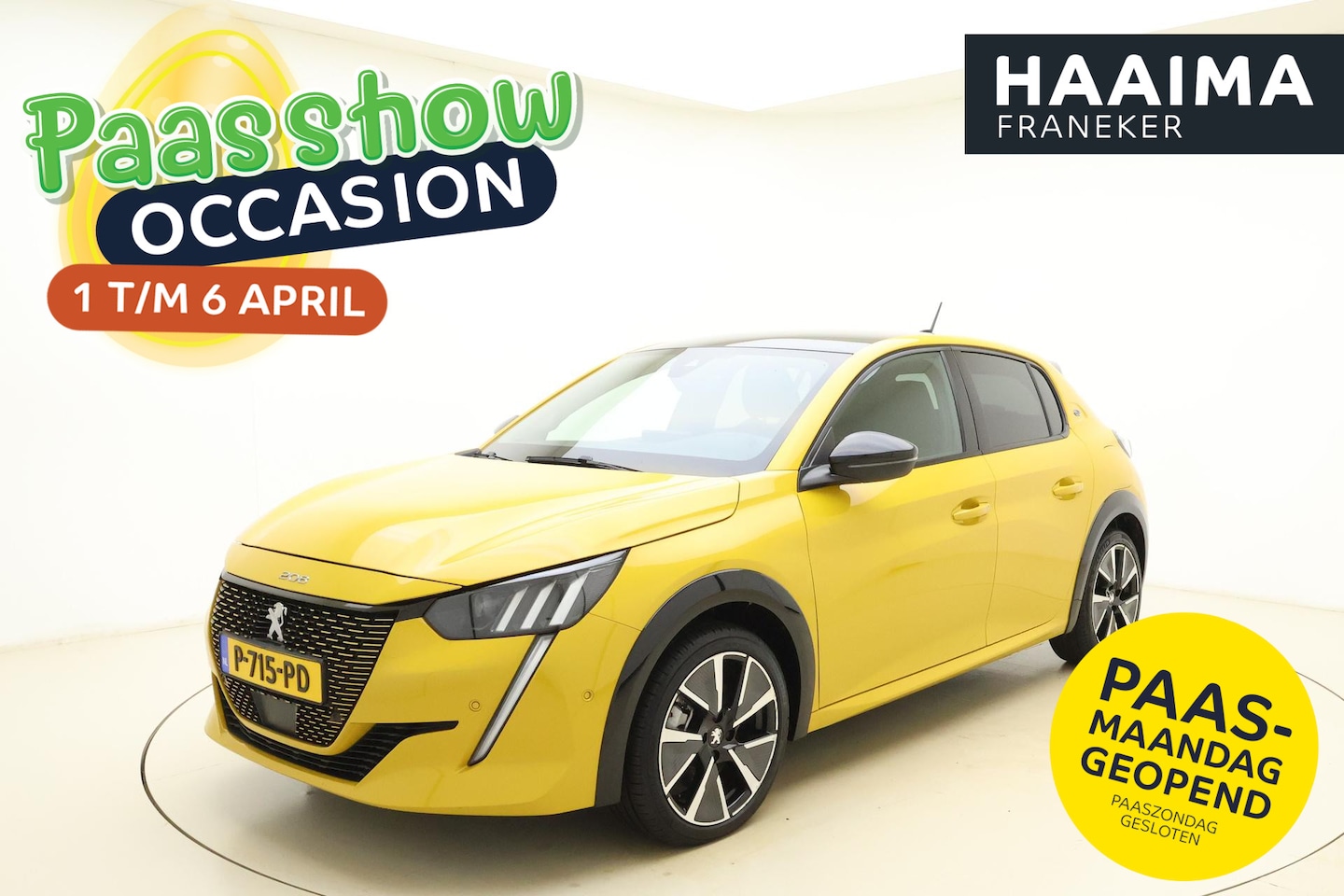 Peugeot e-208 - EV GT 350 50 kWh 136pk | Navigatie | Camera | Climate Control | Stoelverwarming | Zwart Da - AutoWereld.nl