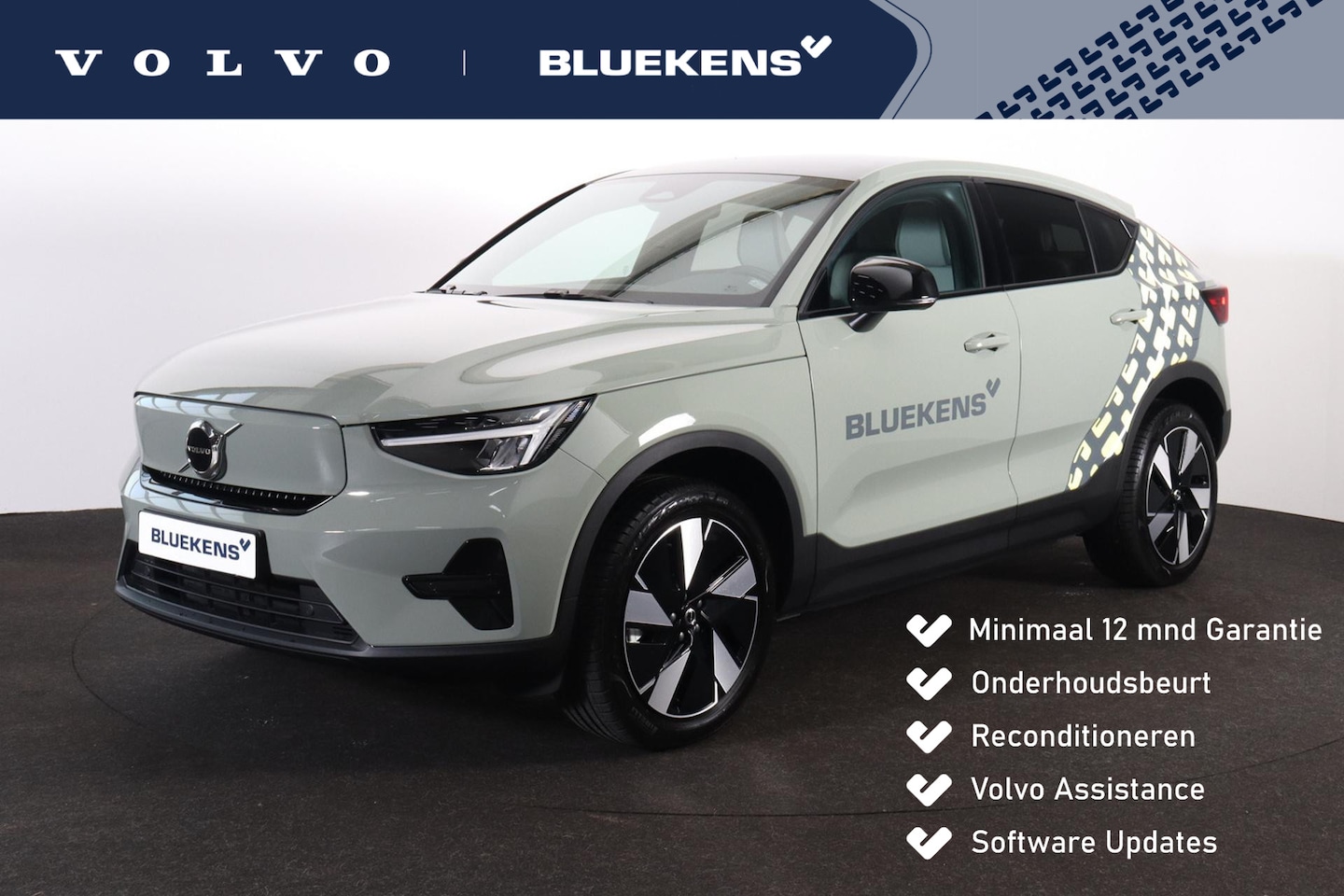 Volvo EC40 - Extended Range Ultra Black Ed. 82 kWh - Panoramadak - IntelliSafe Assist & Surround - Harm - AutoWereld.nl