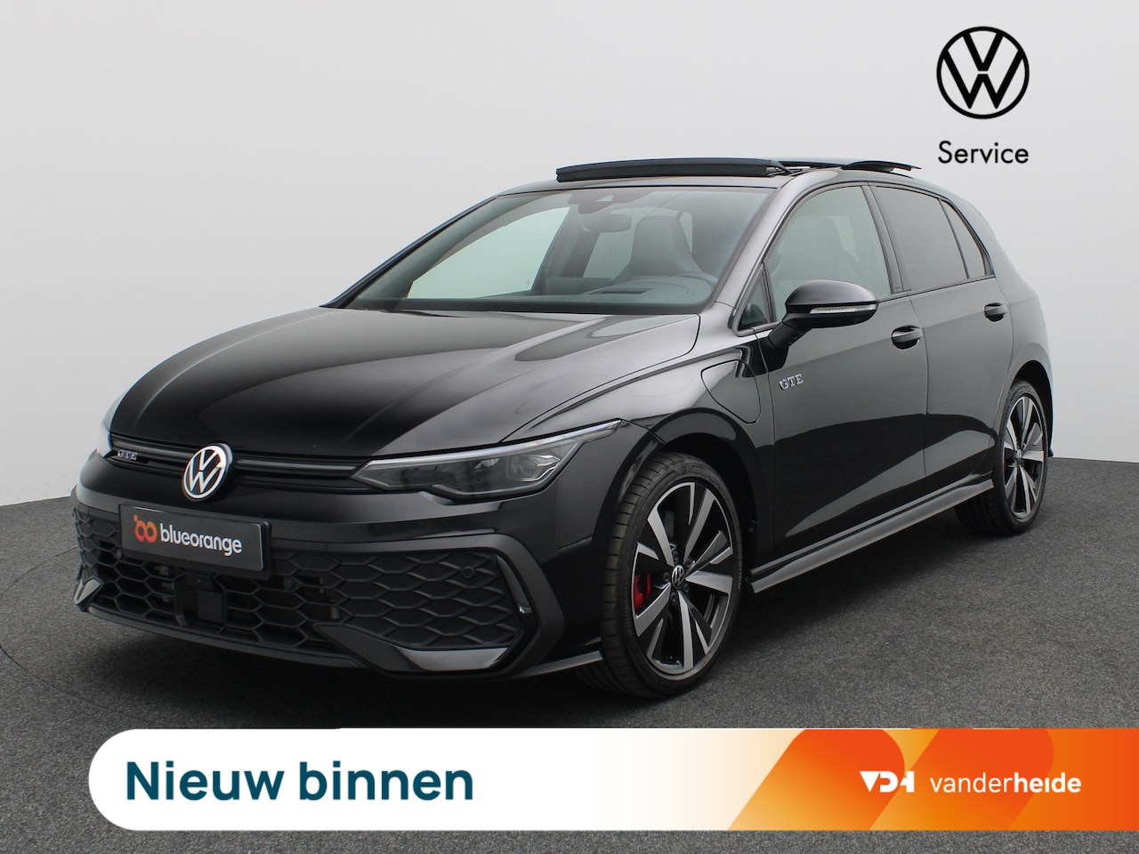 Volkswagen Golf - 1.5 eHybrid GTE 272PK DSG SOH 100%, Pano-Schuifdak, Trekhaak, Black Style, Leder, 360gr. C - AutoWereld.nl