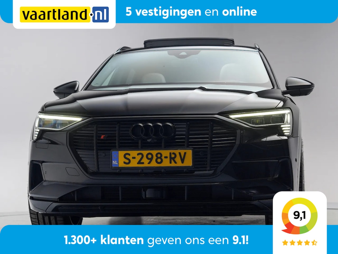 Audi e-tron - 55 Quattro S edition 95 kWh [ Panoramadak B&O 360°-camera Head-up ] - AutoWereld.nl