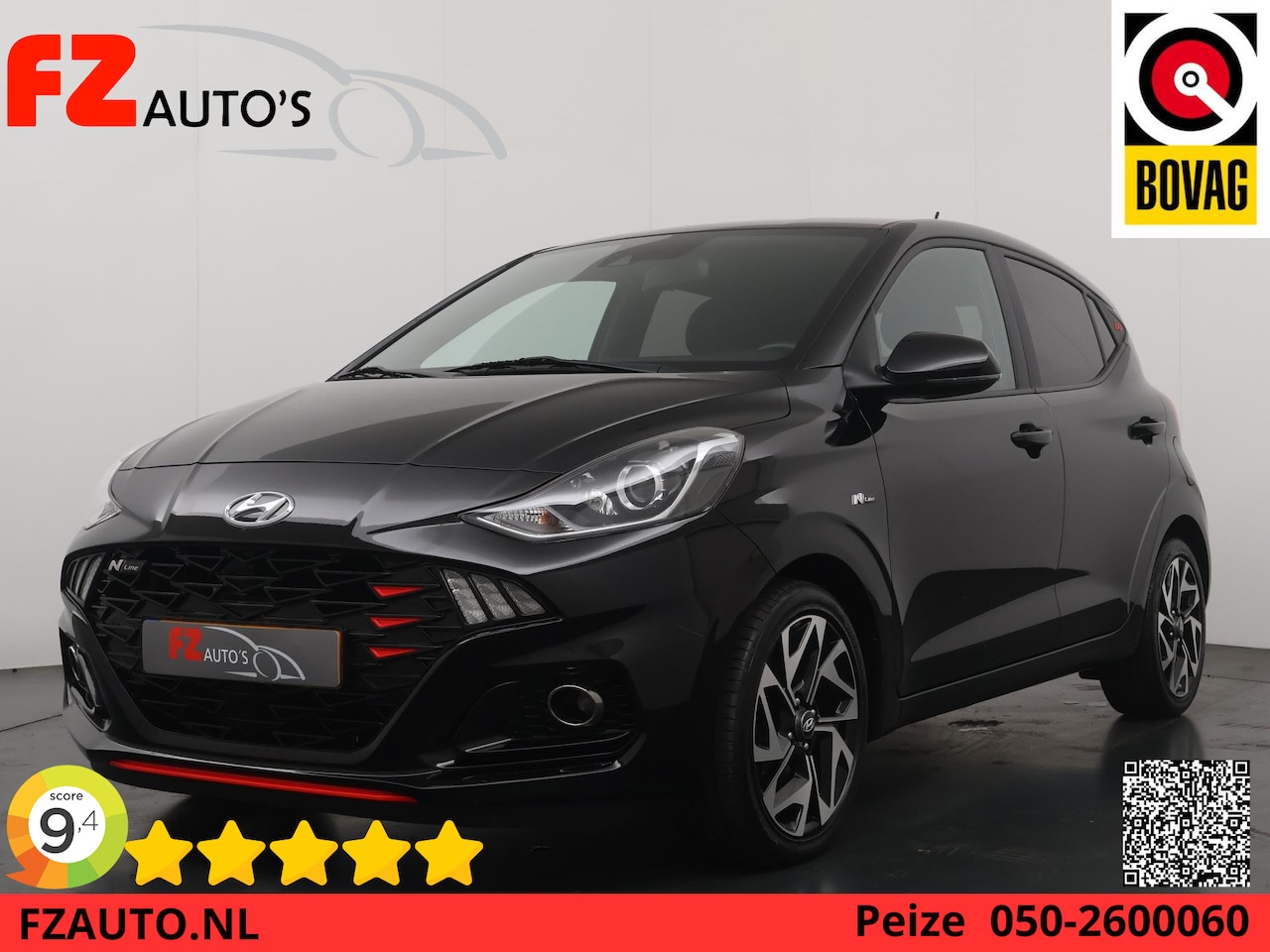 Hyundai i10 - 1.0 T-GDI N Line 5-zits 100 PK - Navigatie - Stoelverwarming - Apple Carplay/Android Auto - AutoWereld.nl