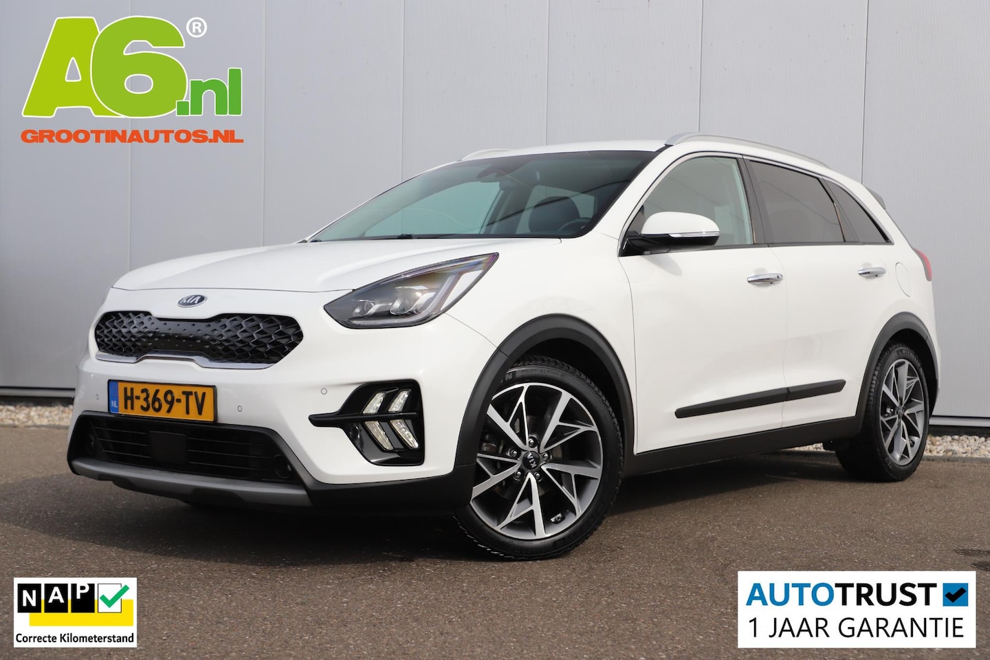 Kia Niro - 1.6 GDi Hybrid Style Edition Half Leder Carplay Android Navigatie Achteruitrijcamera Blind - AutoWereld.nl