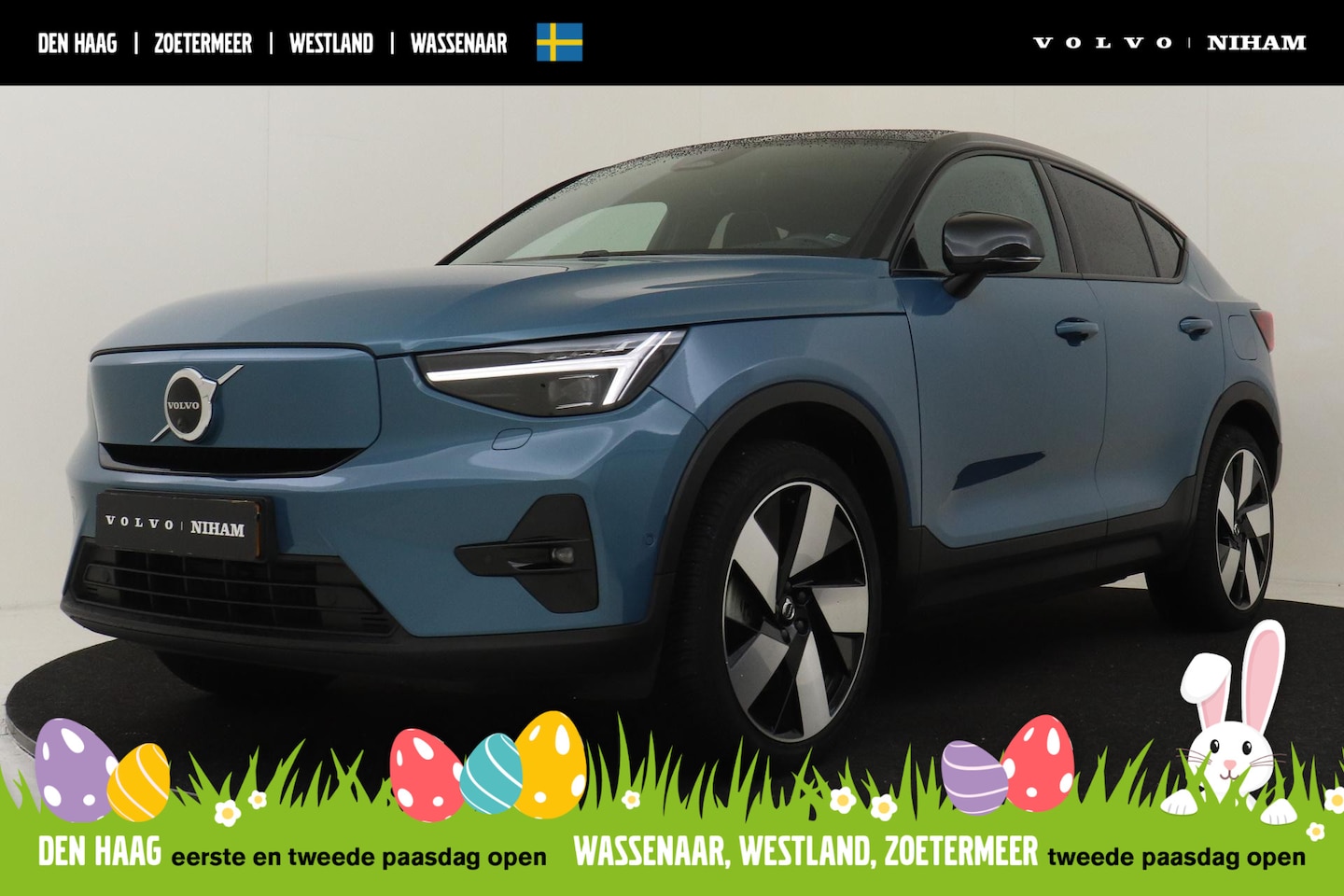 Volvo C40 - RECHARGE TWIN INTRO EDITION 78 kWh *FULL OPTIONS!* -PANO.DAK|HARMAN/KARDON|POWER-SEATS|360 - AutoWereld.nl