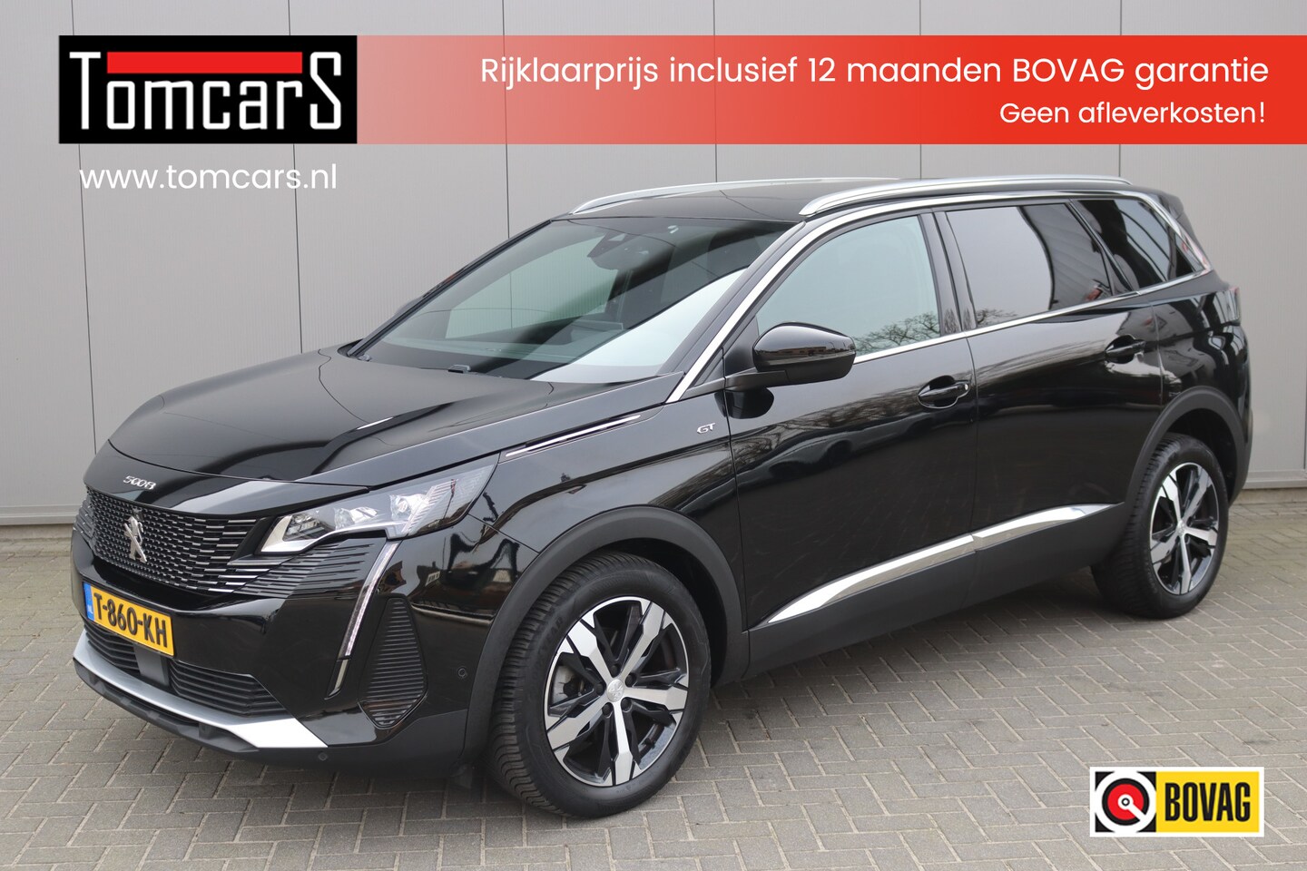 Peugeot 5008 - 1.2 PureT. 130PK Automaat GT 7-Pers. Camera/Keyfree/Adapt.-cruise/Elektr.-klep/Parkeerhulp - AutoWereld.nl