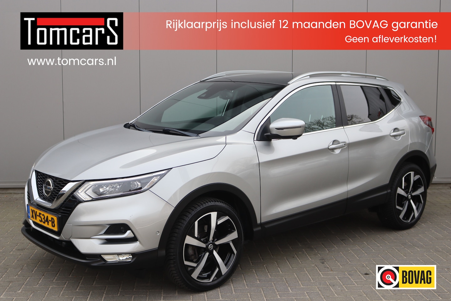 Nissan Qashqai - 1.2DIG-T 116PK Tekna + Pano-dak/Leder/360-Camera/Winter-pack/Trekhaak - AutoWereld.nl