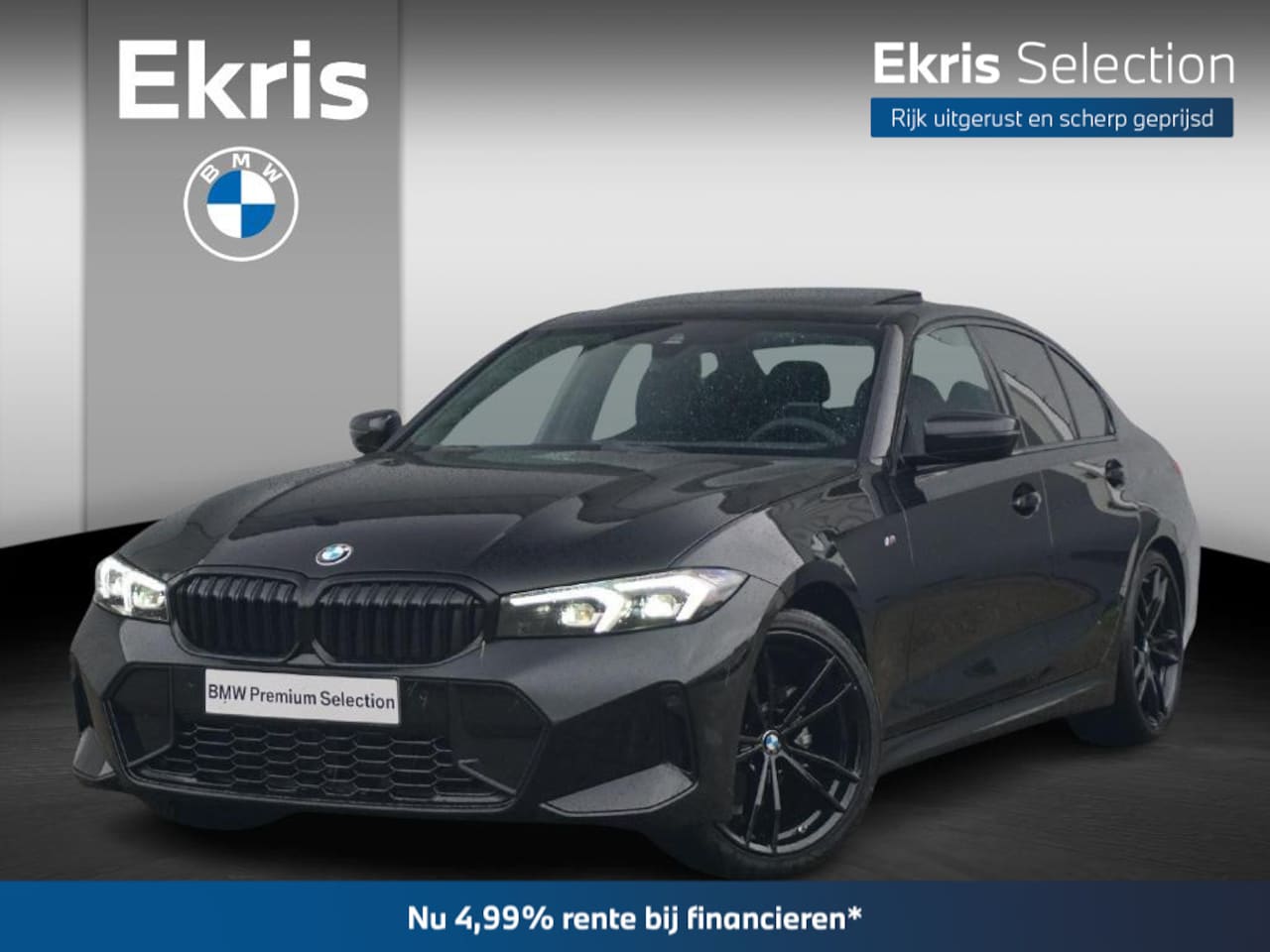 BMW 3-serie - Sedan 318i M Sport / Panorama Dak / Stoel- en Stuurverwarming | Ekris Selection - AutoWereld.nl