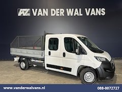 Peugeot Boxer - 2.0 BlueHDI 130pk Pick up Dubbel Cabine Open laadbak Euro6 Airco | 7-Zits | Trekhaak | Nav